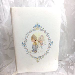HOLY BIBLE Precious Moments King James  60's Version Wedding Edition EUC Vtg